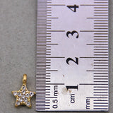 50pcs 13*9mm Star Necklace Pendant DIY Jewelry Accessories