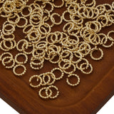 50pcs 14k Filled Twisted Jump Rings for Jewelry Making