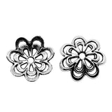50pcs 14mm Flower Spacer Metal Bead Caps Jewelry Making DIY Finding Accessory