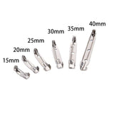 50pcs Safety Pins Brooch Base Findings DIY Clothing Accessories