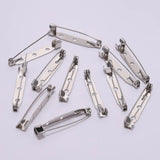 50pcs Safety Pins Brooch Base Findings DIY Clothing Accessories