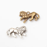 50pcs Tibetan Silver Lion Charms Antique Bronze Pendants DIY Jewelry