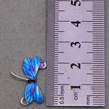 50pcs Butterfly Enamel Charms for Jewelry Making DIY