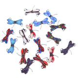 50pcs Butterfly Enamel Charms for Jewelry Making DIY