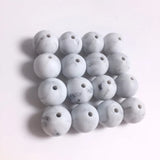 50pcs 15mm Food Silicone Teeth Beads DIY Necklaces Baby Bracelets