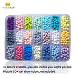 50pcs 15mm Food Silicone Teeth Beads DIY Necklaces Baby Bracelets
