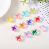 50pcs 16mm Heart Acrylic Beads for Jewelry Making DIY Bracelet