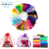 50pcs Organza Bags Jewelry Packaging Candy Wedding Party Pouches