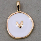 50pcs Mini Sweet Heart Charms for DIY Jewelry Making