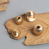 50pcs Brass Metal Spacer Beads for DIY Jewelry Making
