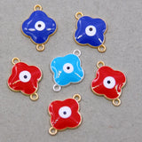 50pcs Evil Eye Charms Pendants for Jewelry Making DIY Accessories