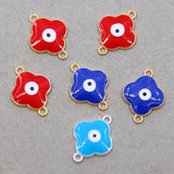 50pcs Evil Eye Charms Pendants for Jewelry Making DIY Accessories