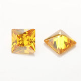 50/20pcs 1.5x1.5~12x12mm 5A Princess Cut CZ Stones for Jewelry