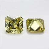 50/20pcs 3x3mm~10x10mm 5A CZ Stone Octangle Shape Various Colors Synthetic Gems