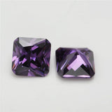 50/20pcs 3x3mm~10x10mm 5A CZ Stone Octangle Shape Various Colors Synthetic Gems
