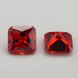 50/20pcs 3x3mm~10x10mm 5A CZ Stone Octangle Shape Various Colors Synthetic Gems