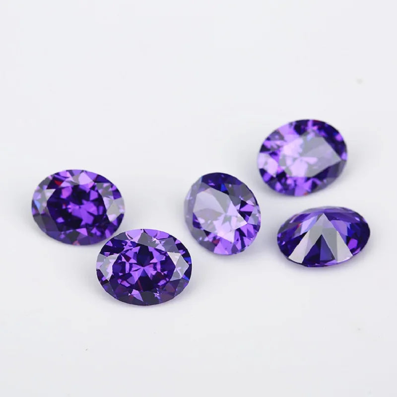 Oval CZ Stones 2x3mm-13x18mm AAAAA Cubic Zirconia Loose Gems