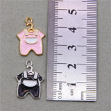 50pcs Baby Clothes Overall Pants Trousers Charms DIY Necklace/Brace