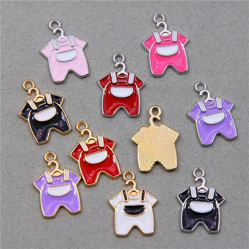 50pcs Baby Clothes Overall Pants Trousers Charms DIY Necklace/Brace