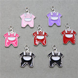 50pcs Baby Clothes Overall Pants Trousers Charms DIY Necklace/Brace