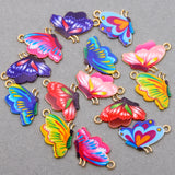 50pcs Butterfly Shape Jewelry Small Fresh Sweet Drop DIY Necklaces Bracelets
