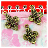 50pcs Vintage Metal Zinc Alloy Anchor Charms for DIY Jewelry Findings