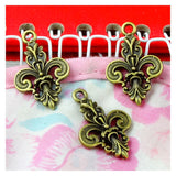 50pcs Vintage Metal Zinc Alloy Anchor Charms for DIY Jewelry Findings