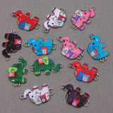 50pcs Elephant Charms Pendants for Jewelry Making DIY Necklaces Bracelets