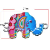 50pcs Elephant Charms Pendants for Jewelry Making DIY Necklaces Bracelets