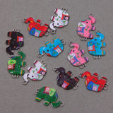 50pcs Elephant Charms Pendants for Jewelry Making DIY Necklaces Bracelets
