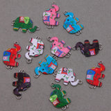 50pcs Elephant Charms Pendants for Jewelry Making DIY Necklaces Bracelets