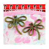 50pcs Antique Bronze Plated Dragonfly Charms Vintage Pendant for DIY Jewelry