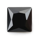 50pcs Square Glass Stones Rose Red Green 2x2~12x12mm Loose