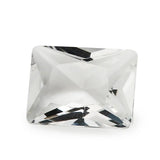 50pcs Rectangle Loose Glass Stone Red Green