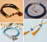 50pcs Leather Cord Ends Caps for DIY Jewelry Making