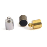 50pcs Leather Cord Ends Caps for DIY Jewelry Making