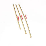 50pcs Stainless Steel Head Pins 30mm/35mm/40mm Jewelry Making Nickel 22G