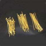 50pcs Stainless Steel Head Pins 30mm/35mm/40mm Jewelry Making Nickel 22G