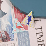 50pcs Colorful Triangle Shape Resin Charms Animal Necklace Earring Pendants