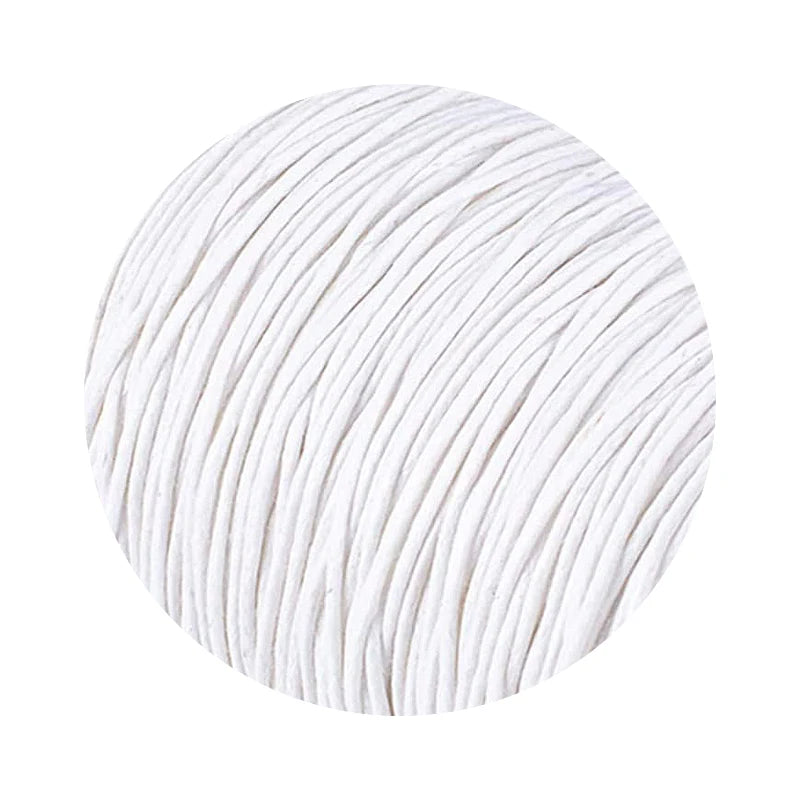 50pcs 1.5mm Waxed Thread Cord for Jewelry Making, Red