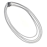 50pcs 1.5mm Waxed Thread Cord for Jewelry Making, Red