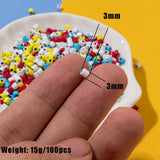 50pcs 3mm Tube Beads for DIY Bohemain Necklace and Bracelets