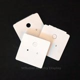 50pcs 4*4.5 Pvc Earring Packaging Card Jewelry Holder Earring Stud Hanging Card