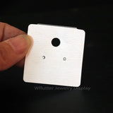 50pcs 4*4.5 Pvc Earring Packaging Card Jewelry Holder Earring Stud Hanging Card