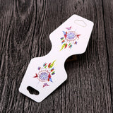50pcs Paper Jewelry Colorful Cards for Hair Clip Display