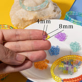 50pcs 4*8MM Acrylic Square Beads DIY Jewelry Making Crystal Colorful Accessory