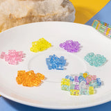 50pcs 4*8MM Acrylic Square Beads DIY Jewelry Making Crystal Colorful Accessory