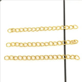 50pcs 50mm 316 Stainless Steel Bracelet Chain Extension for DIY Jewelry Making