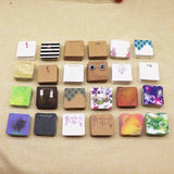 50pcs 5x5cm Earring Card Mult Designs for Display DIY Earring