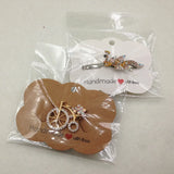 50pcs Hairpin Card+50pcs Opp Bags for Packaging Hair Clip Jewelry